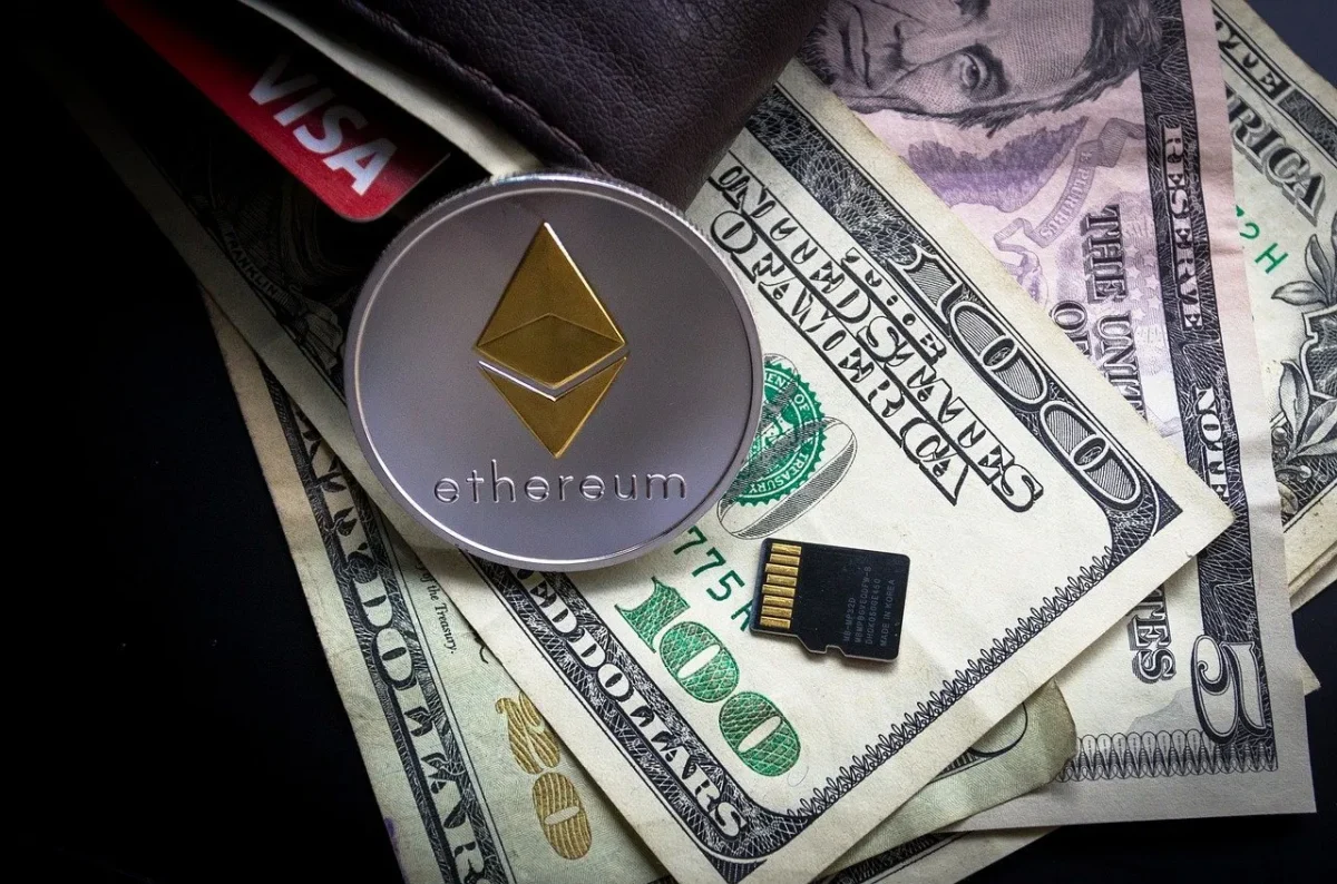 Ethereum coin over fiat currency